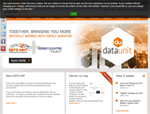 Tablet Screenshot of dataunit.com